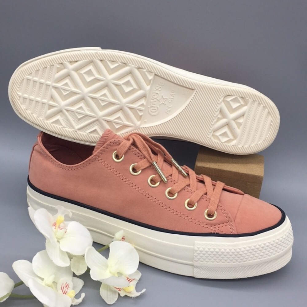 Converse CTAS LIFT OX pink blush/blue/egret - Picture 2 of 8